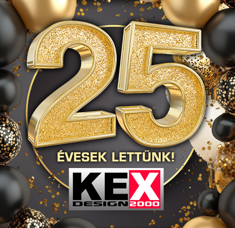25 évesek lettünk! KexDesign