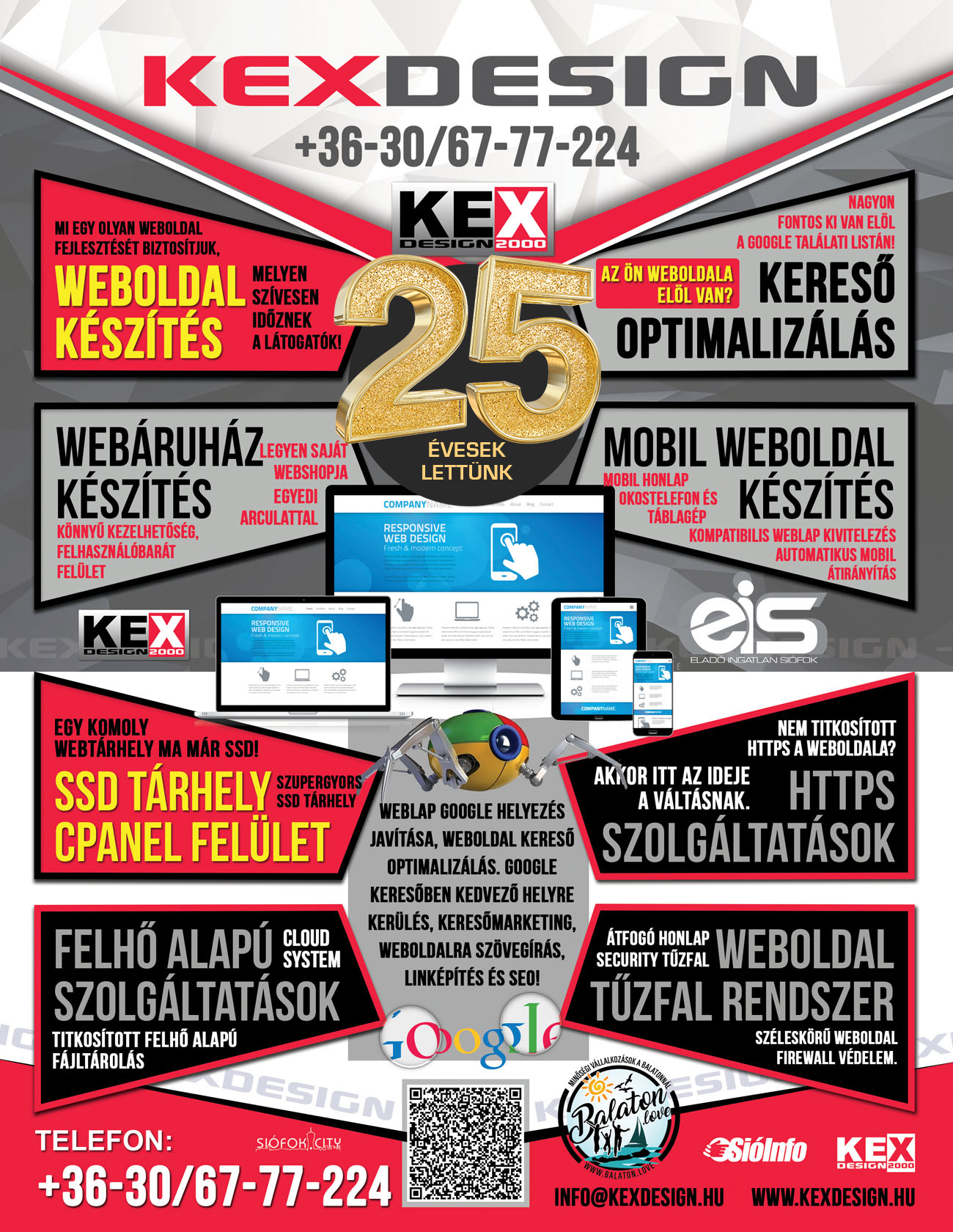 Weboldal készítés Siófok